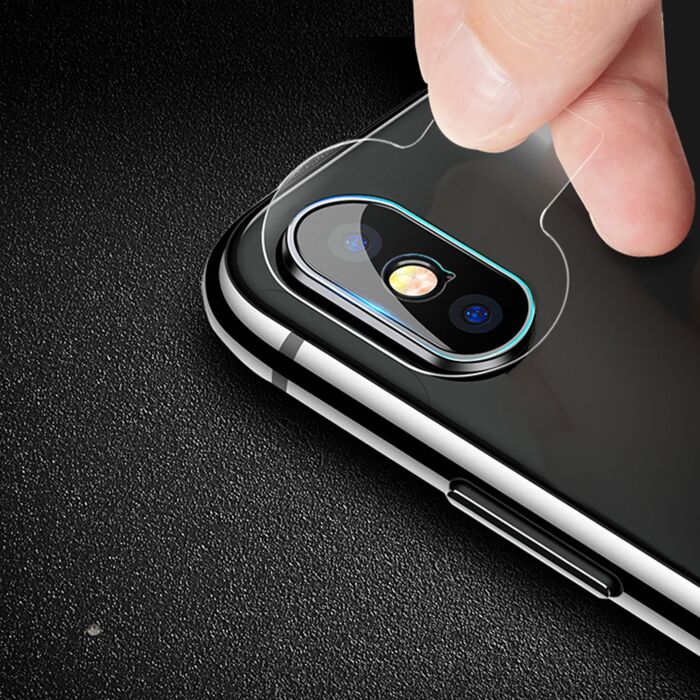 rock camera lens tempered glass protector for iphone x xs xs max 2pcs