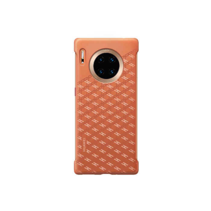 official protective pu case for huawei mate 30 pro 5g orange forest green