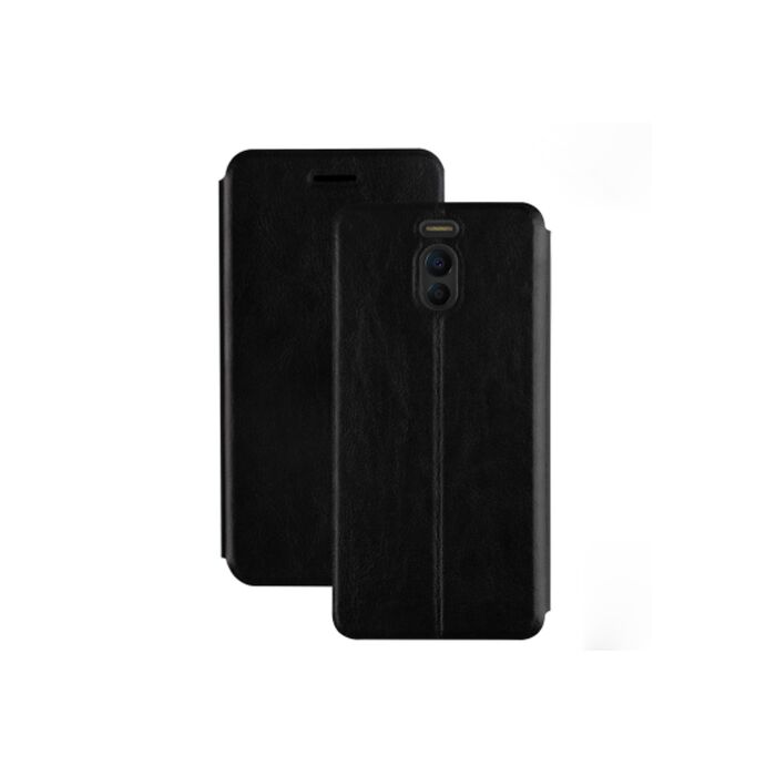 Custodia Portafoglio In Pelle PU Effetto Scamosciato Per Meizu M6 – Flip Cover Magnetica Con Slot Carte E Supporto, Shantime
