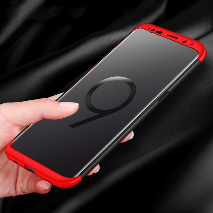 mofi shockproof 3 in 1 hard pc full case with metal magnetic ring stand for samsung galaxy s8 s8 s9 s9 s9 plus