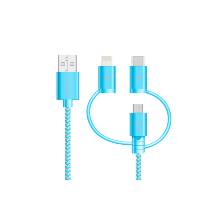 Momax Múltiple Cable De Carga Usb Nylon Trenza... 3.3 Pies Momax Múltiple Cable De Carga Usb Nylon Trenza... 3.3 Pies