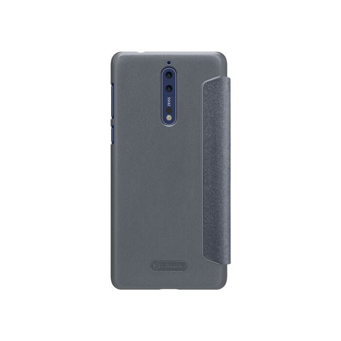 nillkin protective flip leather case for nokia 8