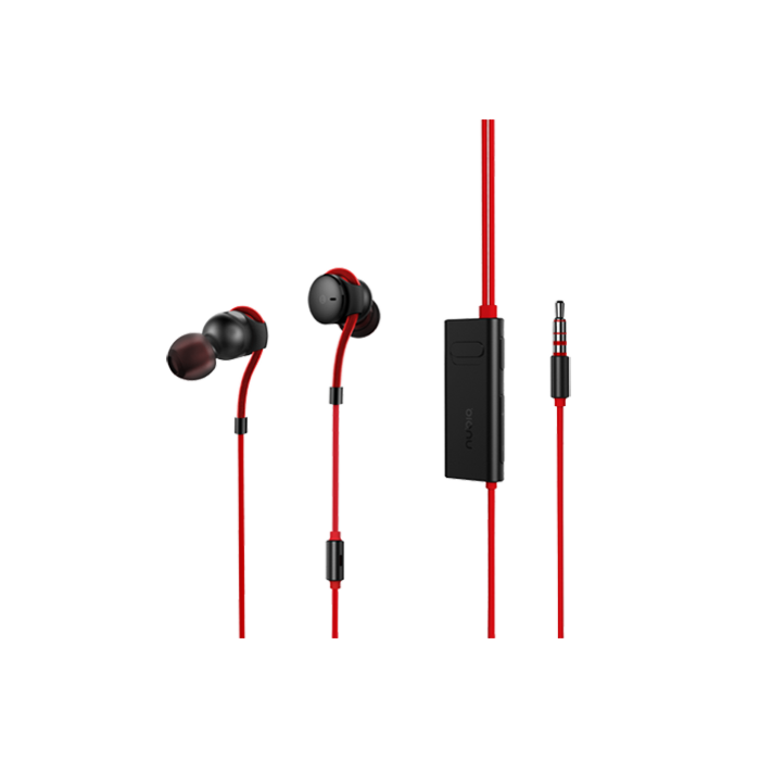 Red sales color earphones