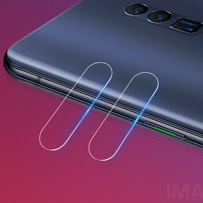 imak high clear glass camera lens protector for oppo reno 10x zoom 2pcs