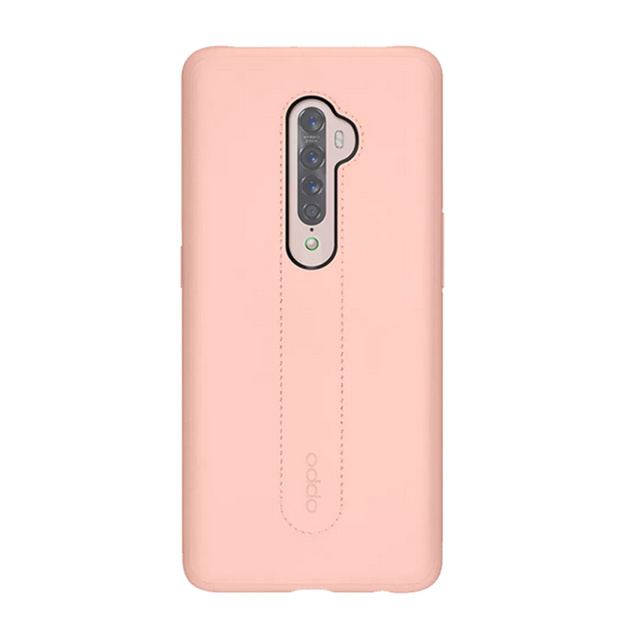 Original Case For OPPO Reno 2 official Slim Soft Leather rubber Back Skin  Cover