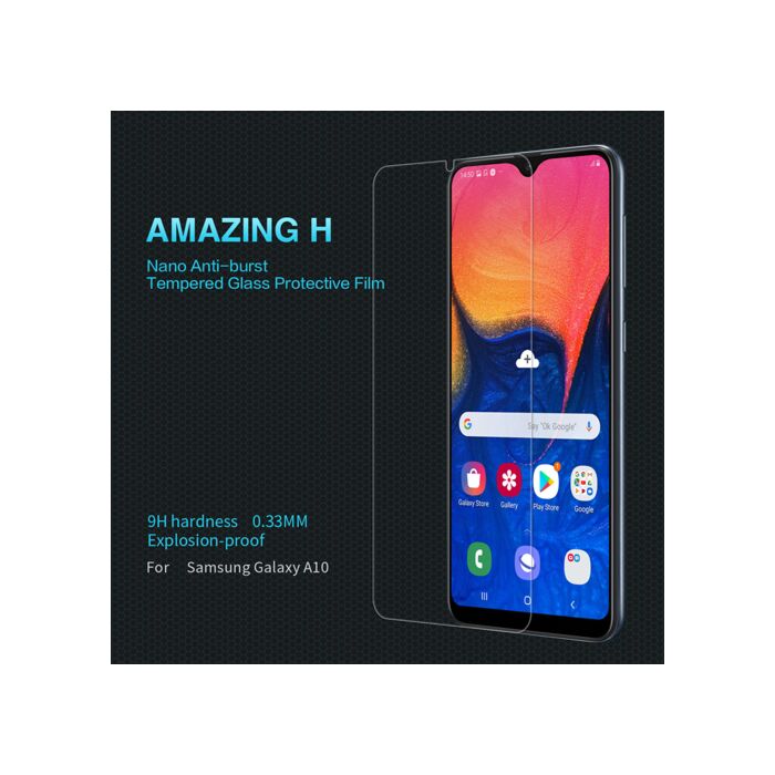 nillkin 9h anti explosion glass screen protector for samsung galaxy a10