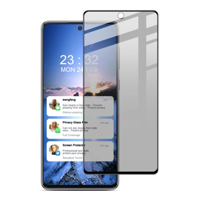 Samsung Galaxy A73 Screen Protector Imak Privacy Glass Full Screen