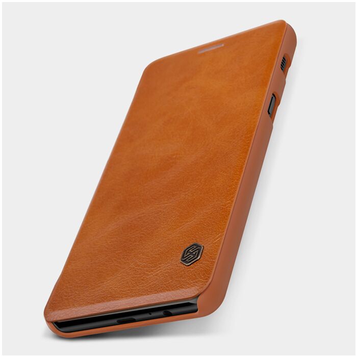 nillkin qin protective flip leather case for samsung galaxy a8 2018