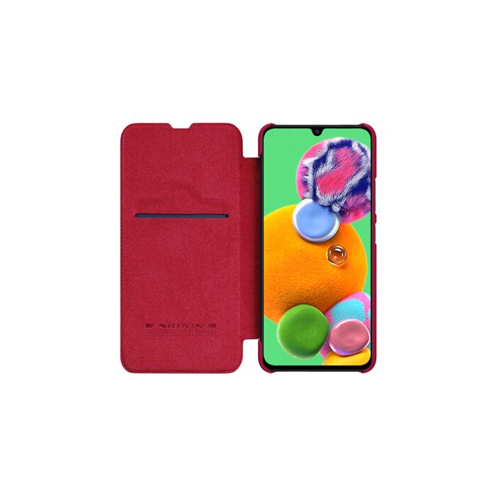 nillkin protective qin flip leather case for samsung galaxy a90 5g