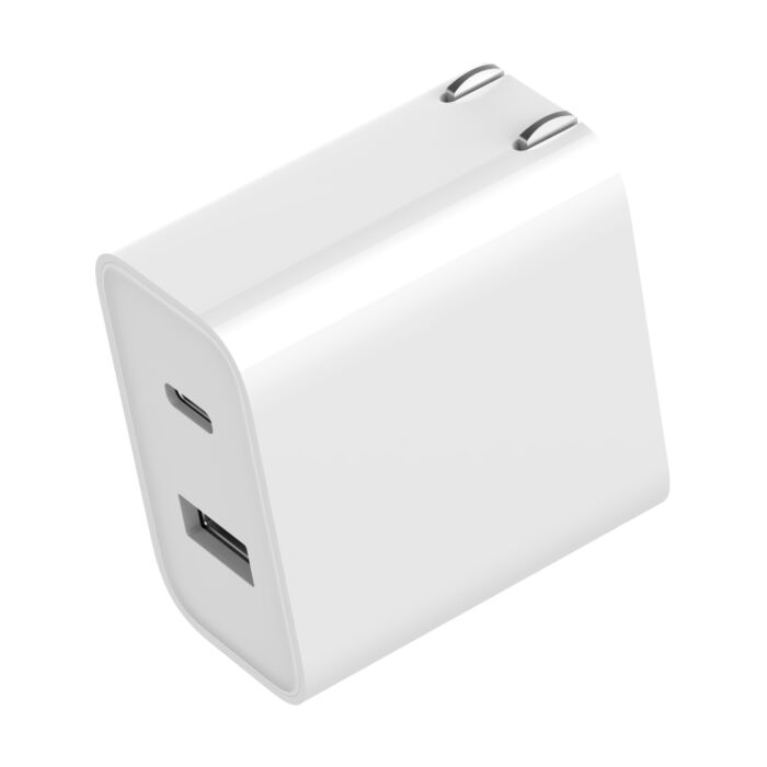 Chargeur Secteur Rapide 30W 2-Port avec Câble USB-C 1M pour Xiaomi