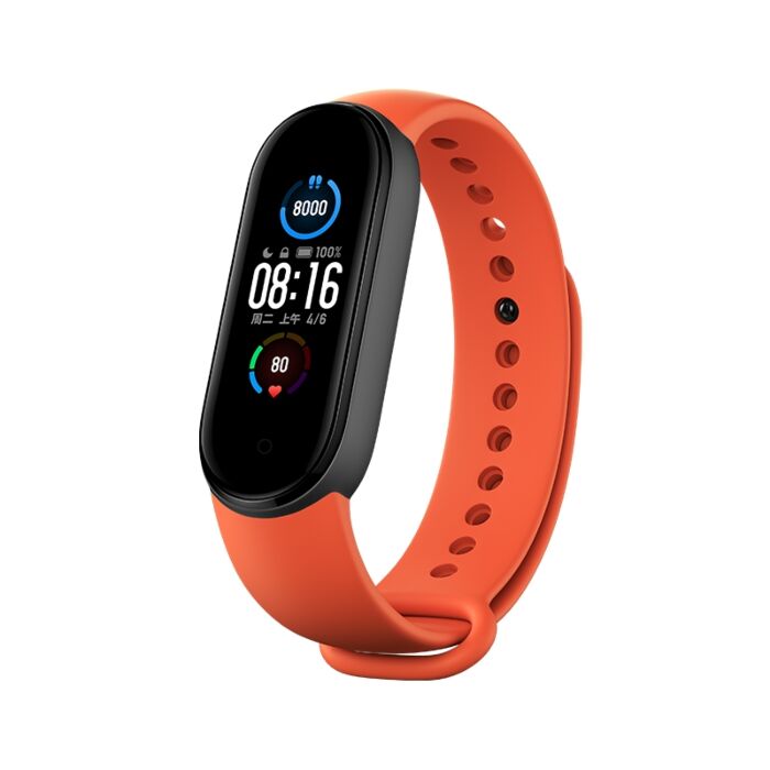 official silicone wrist strap for xiaomi mi band 5