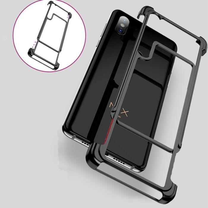 oatsbasf air cushion aluminum metal bumper frame case for xiaomi mi mix 3