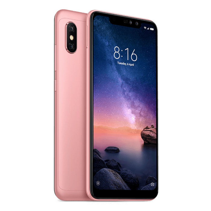 Xiaomi 6 rose gold top