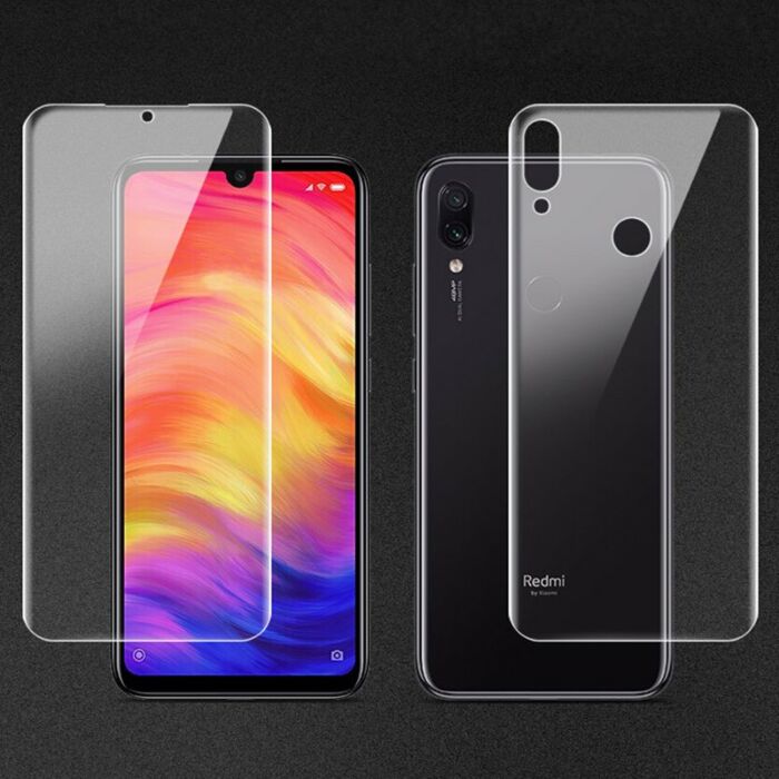 imak matte hydrogel screen protector for xiaomi redmi note 7 pro 2pcs front or black