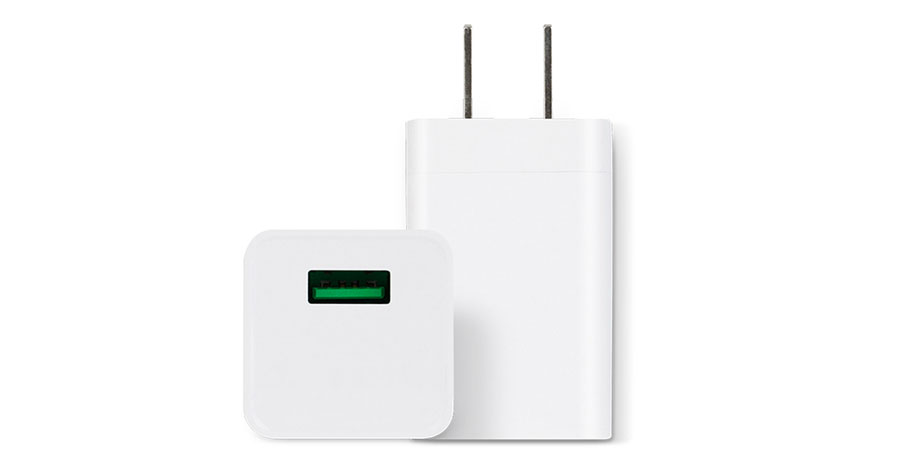 Oppo AK903 VOOC Flash Adaptateur Chargeur Rapide + Micro-USB Oppo