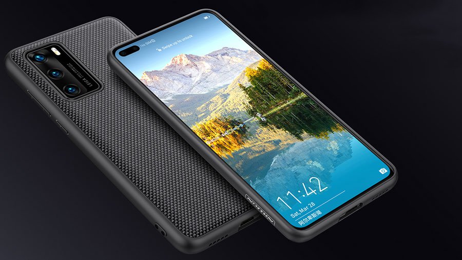 Funda | CADORABO Funda protectora IMD TPU color mármol, Compatible con Huawei P40 PRO / P40 PRO