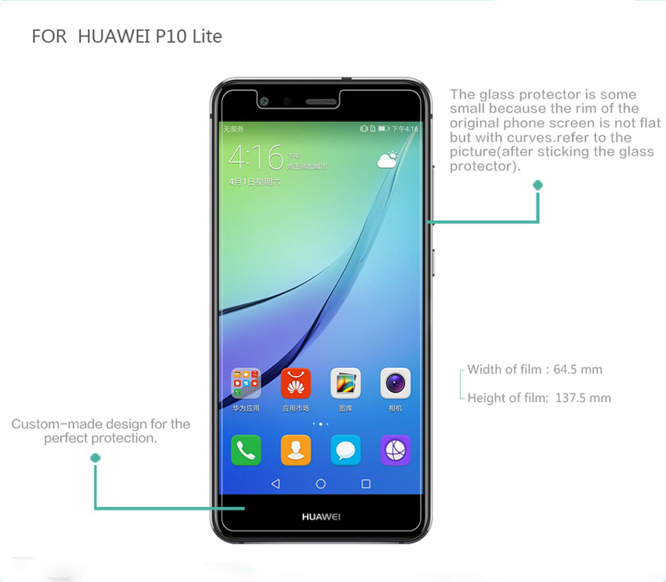 Anti-Bubble Anti-Scratch Huawei P10 Lite Screen Protector Anti-Glare 2 Pack UNEXTATI Ultra-Thin Tempered Glass Screen Protector for Huawei P10 Lite, 