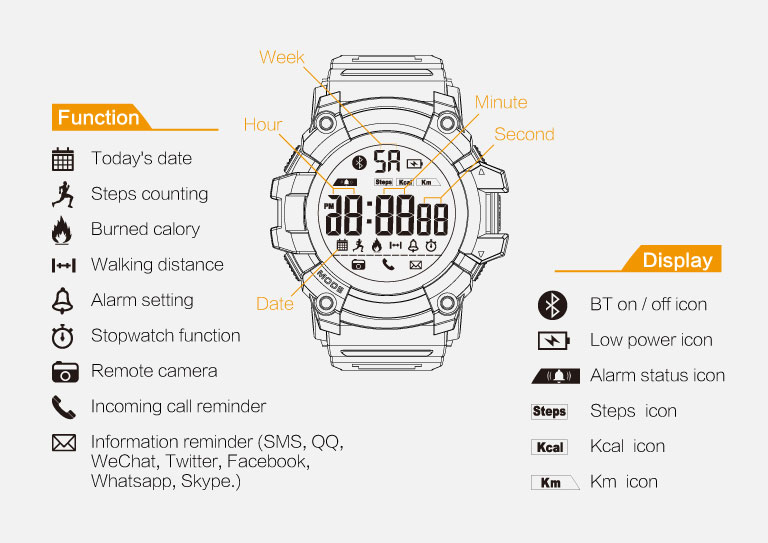 Sport smartwatch ex16 online